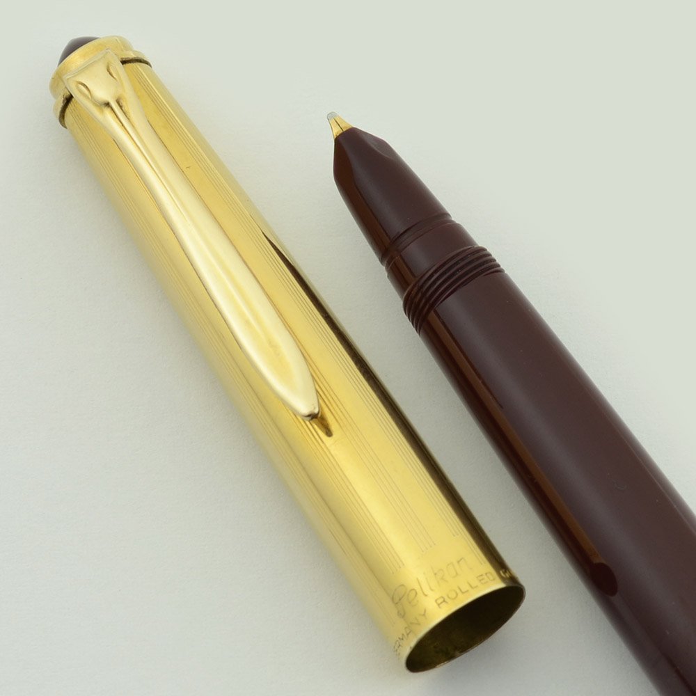 Pelikan 万年筆 P1 Rolled Gold double pelikan_p1_burg_1.jpg